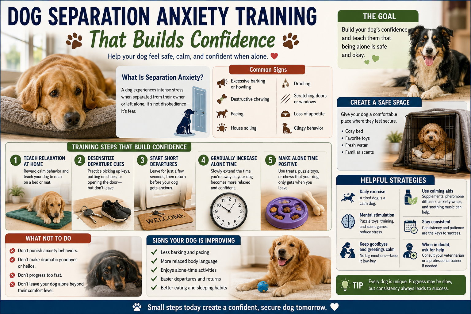Dog Separation Anxiety Training That Builds Confidence