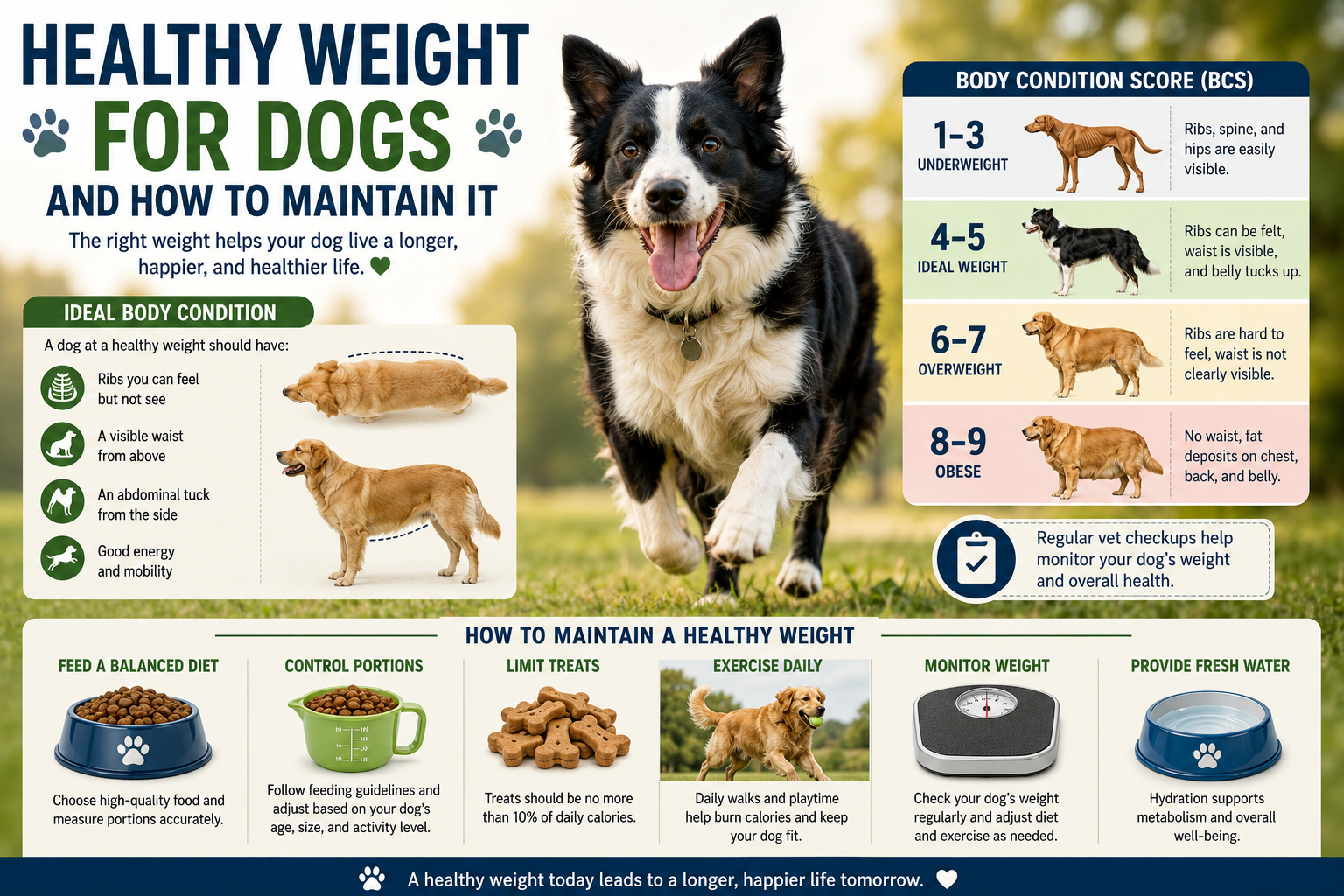 Healthy Weight for Dogs and How to Maintain It